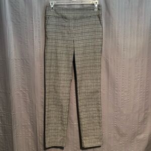 S.C. & CO. Tummy Control Pull-On Plaid Pants